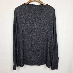 Maurices 24/7 Gray Rib Knit Sweater Women's Large